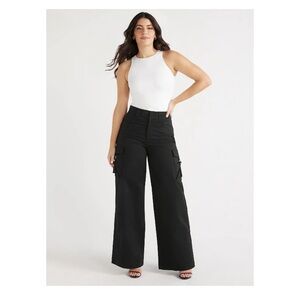 Sofia Jeans Women's Wide Leg Cargo Pants sold out new